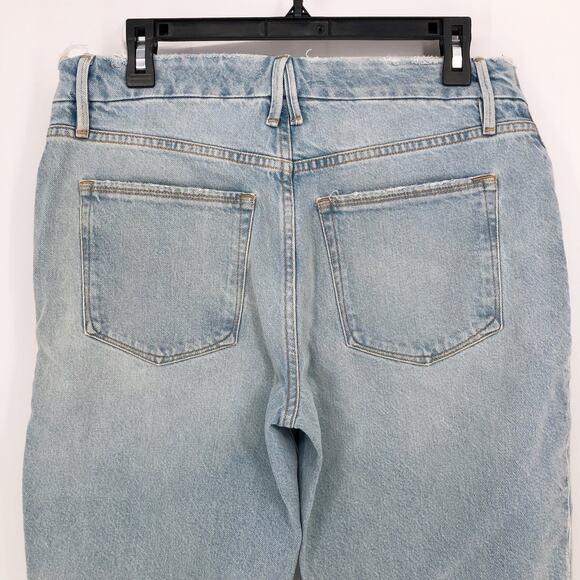 GOOD AMERICAN Maternity Good Girlfriend Jeans 2/26 Blue Indigo026 NWT - Picture 5 of 7